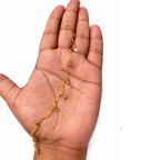 Golden Leaf Charm Bracelet