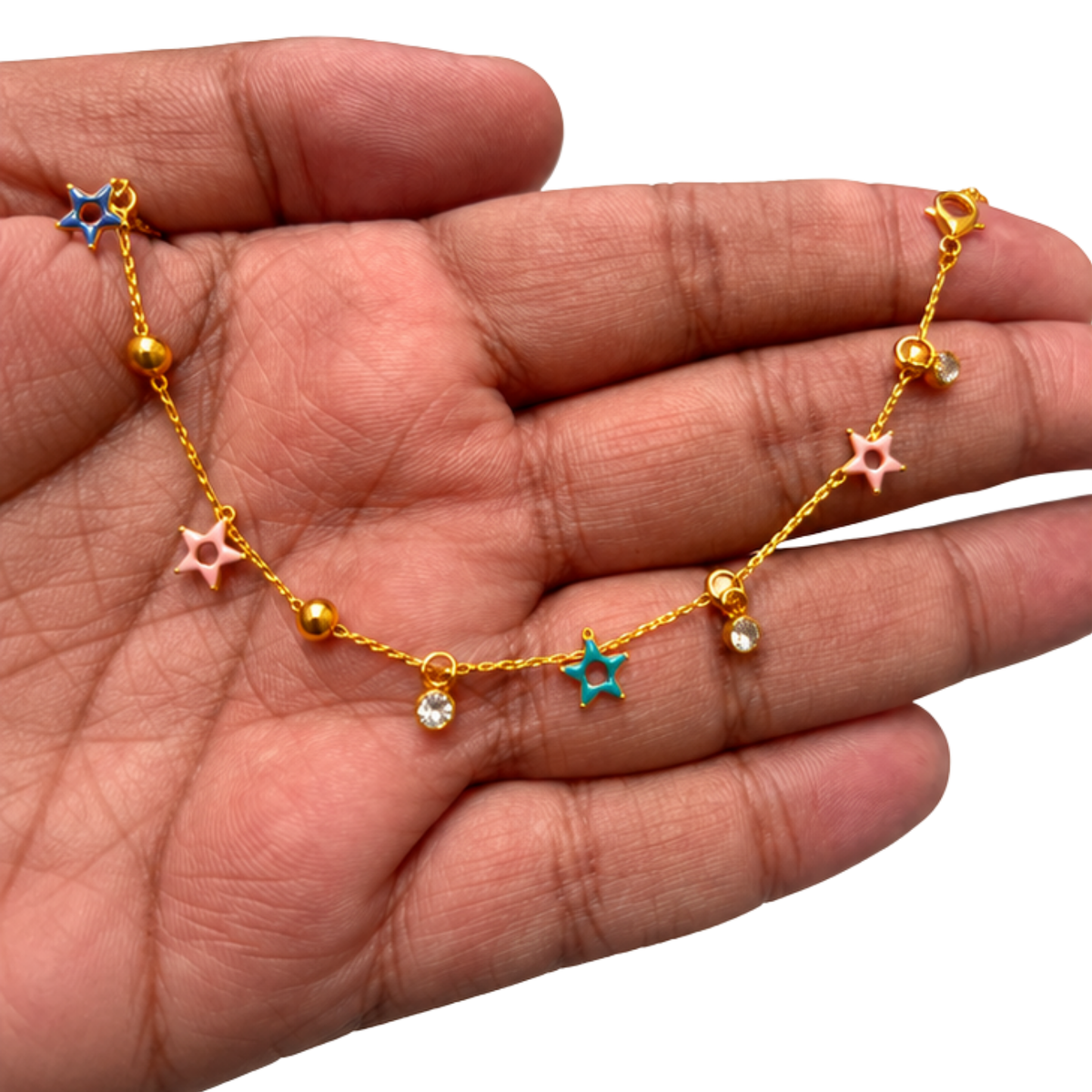 Colorful Star Charm Bracelet