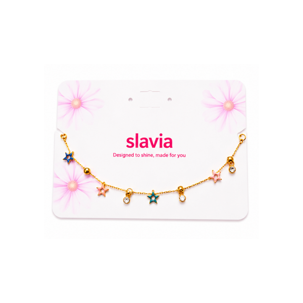 Colorful Star Charm Bracelet