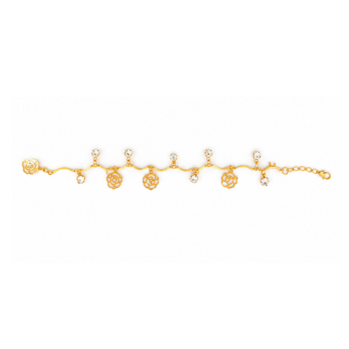 Floral Charm Bracelet