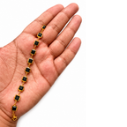 Black Square Stone Bracelet